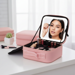 GlowBox™ – Organizador de Maquillaje Portátil